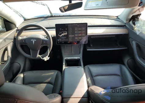 2022 Tesla Model Y из США, поврежденный, VIN 7SAYGDEE5NF356871